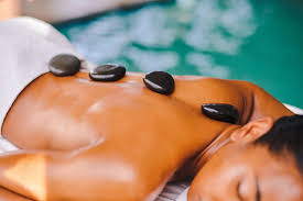 Hot stone massage therapy